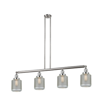 Innovations - 214-SN-G262-LED - LED Island Pendant - Franklin Restoration - Brushed Satin Nickel Innovations - 214-SN-G262-LED - LED Island Pendant - Franklin Restoration - Brushed Satin Nickel