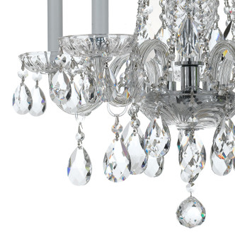 Traditional Crystal Five Light Mini Chandelier (1061-CH-CL-SAQ) Traditional Crystal Five Light Mini Chandelier (1061-CH-CL-SAQ)