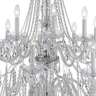 Traditional Crystal 16 Light Chandelier (1139-CH-CL-SAQ)