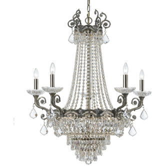 Crystorama - 1486-HB-CL-MWP - 11 Light Chandelier - Majestic - Historic Brass Crystorama - 1486-HB-CL-MWP - 11 Light Chandelier - Majestic - Historic Brass