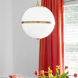 Truax One Light Chandelier (2112-AG) Truax One Light Chandelier (2112-AG)