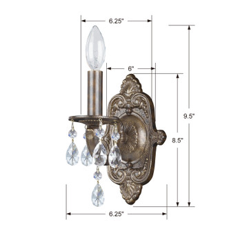 Paris Market One Light Wall Sconce (5021-VB-CL-S) Paris Market One Light Wall Sconce (5021-VB-CL-S)