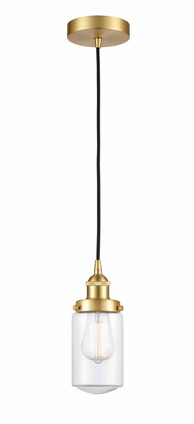 Innovations - 616-1PH-SG-G312-LED - LED Mini Pendant - Edison - Satin Gold Innovations - 616-1PH-SG-G312-LED - LED Mini Pendant - Edison - Satin Gold