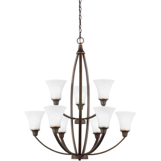 Generation Lighting - 3113209-715 - Nine Light Chandelier - Metcalf - Autumn Bronze Generation Lighting - 3113209-715 - Nine Light Chandelier - Metcalf - Autumn Bronze