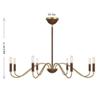 Abeline Eight Light Chandelier (1-2748-8-322) Abeline Eight Light Chandelier (1-2748-8-322)