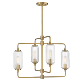Savoy House - 1-3025-4-322 - Four Light Chandelier - Holton - Warm Brass Savoy House - 1-3025-4-322 - Four Light Chandelier - Holton - Warm Brass