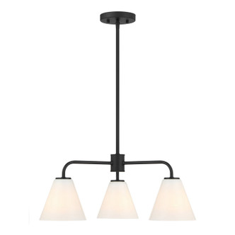 Savoy House - 1-4013-3-89 - Three Light Chandelier - Blair - Matte Black Savoy House - 1-4013-3-89 - Three Light Chandelier - Blair - Matte Black