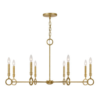 Savoy House - 1-6847-8-93 - Eight Light Chandelier - Noah - Gold Armory