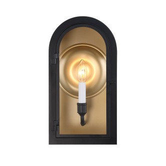 Savoy House - 5-410-331 - One Light Outdoor Wall Lantern - Grotto - Matte Black with Vintage Gold Savoy House - 5-410-331 - One Light Outdoor Wall Lantern - Grotto - Matte Black with Vintage Gold