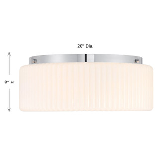 Edgemont Four Light Flush Mount (6-4187-4-11) Edgemont Four Light Flush Mount (6-4187-4-11)