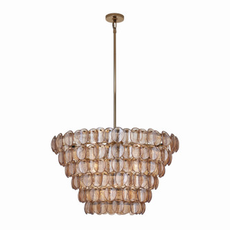Kalco - 524656PWB - 14 Light Pendant - Uroko - Polished Winter Brass