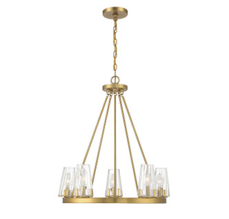 Lighting One E - V6-L1-2320-5-322 - Five Light Chandelier - Dimond - Warm Brass