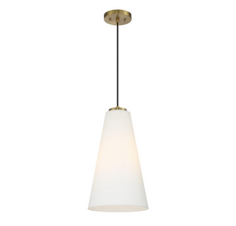 Lighting One E - V6-L7-5001-1-322 - One Light Pendant - Christos - Warm Brass