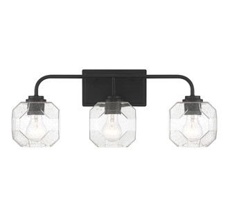Lighting One E - V6-L8-4399-3-BK - Three Light Bathroom Vanity - Baldwin - Matte Black