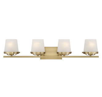 Lighting One E - V6-L8-5250-4-322 - Four Light Bathroom Vanity - Klein - Warm Brass