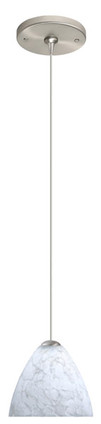 Besa - 1XP-177919-SN - One Light Pendant - Mia - Satin Nickel Besa - 1XP-177919-SN - One Light Pendant - Mia - Satin Nickel