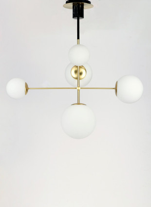 Vesper Five Light pendant (26037SWSBRBK)