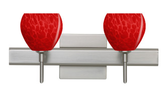 Besa - 2SW-5605RC-SN-SQ - Wall Sconce - Besa Tay Tay Vanity with Square Canopy - Satin Nickel Besa - 2SW-5605RC-SN-SQ - Wall Sconce - Besa Tay Tay Vanity with Square Canopy - Satin Nickel