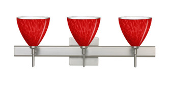 Besa - 3SW-1779RC-SN-SQ - Wall Sconce - Besa Mia Vanity with Square Canopy - Satin Nickel Besa - 3SW-1779RC-SN-SQ - Wall Sconce - Besa Mia Vanity with Square Canopy - Satin Nickel