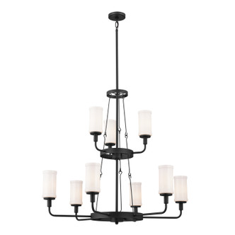 Kichler - 52452BKT - Nine Light Chandelier - Vetivene - Textured Black