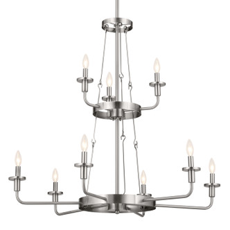 Vetivene Nine Light Chandelier (52452CLP)