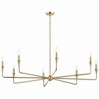 Kichler - 52691CPZ - Eight Light Chandelier - Alvaro - Champagne Bronze