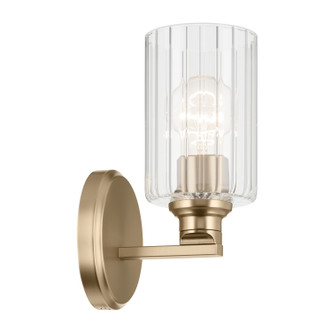 Gioe One Light Wall Sconce (55224CPZFLU)