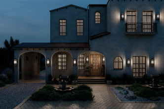 Kroft Two Light Outdoor Wall Mount (59134BKT) Kroft Two Light Outdoor Wall Mount (59134BKT)