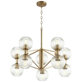 Cyan - 10962 - Ten Light Chandelier - Aged Brass