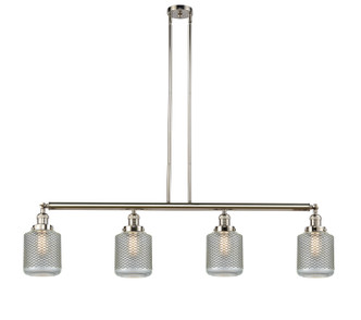 Innovations - 214-PN-G262-LED - LED Island Pendant - Franklin Restoration - Polished Nickel Innovations - 214-PN-G262-LED - LED Island Pendant - Franklin Restoration - Polished Nickel