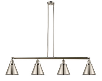 Innovations - 214-PN-M13-PN-LED - LED Island Pendant - Franklin Restoration - Polished Nickel Innovations - 214-PN-M13-PN-LED - LED Island Pendant - Franklin Restoration - Polished Nickel