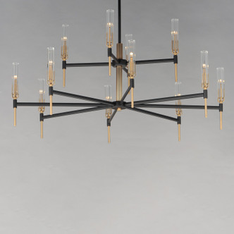 Flambeau LED Chandelier (16129CLBKAB)