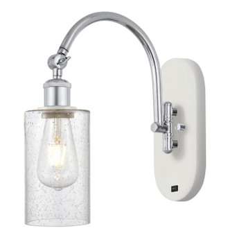 Innovations - 518-1W-WPC-G804 - One Light Wall Sconce - Ballston - White Polished Chrome