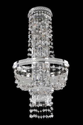 Allegri - 020321-010-FR001 - Five Light Wall Bracket - Capri - Chrome Allegri - 020321-010-FR001 - Five Light Wall Bracket - Capri - Chrome