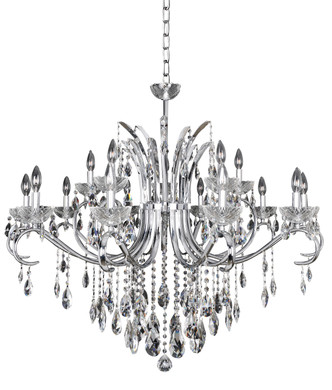 Allegri - 023850-010-FR001 - 15 Light Chandelier - Catalani - Chrome Allegri - 023850-010-FR001 - 15 Light Chandelier - Catalani - Chrome