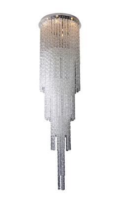 Allegri - 11138-010 - Six Light Flush Mount - Botticelli - Chrome Allegri - 11138-010 - Six Light Flush Mount - Botticelli - Chrome