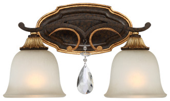 Metropolitan - N1462-652 - Two Light Bath - Chateau Nobles - Raven Bronze W/Sunburst Gold H Metropolitan - N1462-652 - Two Light Bath - Chateau Nobles - Raven Bronze W/Sunburst Gold H