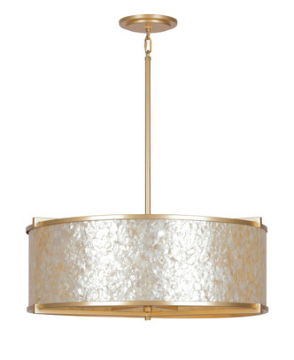 Metropolitan - N1935-760 - Six Light Pendant - Sommers Bend - Fawn Gold Metropolitan - N1935-760 - Six Light Pendant - Sommers Bend - Fawn Gold