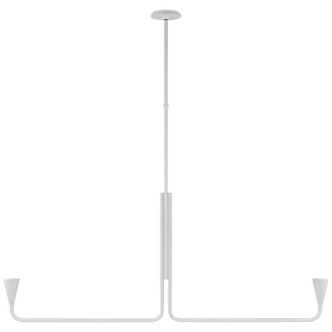 Visual Comfort Signature - KW 5642PW - LED Linear Chandelier - Brassica - Plaster White Visual Comfort Signature - KW 5642PW - LED Linear Chandelier - Brassica - Plaster White
