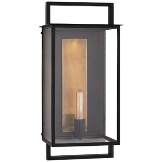 Visual Comfort Signature - S 2192AI-CG - One Light Outdoor Wall Sconce - Halle - Aged Iron and Clear Glass Visual Comfort Signature - S 2192AI-CG - One Light Outdoor Wall Sconce - Halle - Aged Iron and Clear Glass