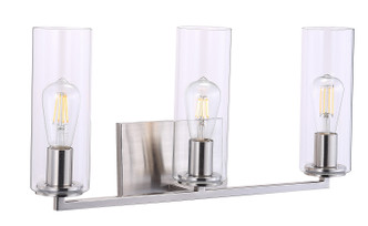 Minka-Lavery - 4043-84 - Three Light Bath - Acacia - Brushed Nickel Minka-Lavery - 4043-84 - Three Light Bath - Acacia - Brushed Nickel
