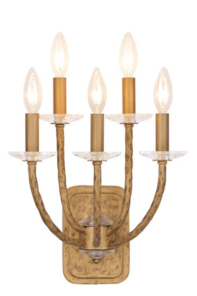 Minka-Lavery - 5285-788 - Five Light Wall Sconce - Atella - Ashen Gold Minka-Lavery - 5285-788 - Five Light Wall Sconce - Atella - Ashen Gold