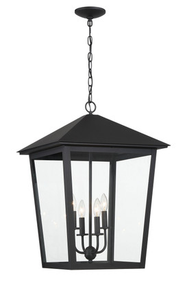Minka-Lavery - 72137-66 - Four Light Outdoor Hanging Lantern - Noble Hill - Sand Coal Minka-Lavery - 72137-66 - Four Light Outdoor Hanging Lantern - Noble Hill - Sand Coal