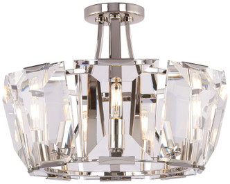 Metropolitan - N6987-613 - Eight Light Semi Flush Mount - Castle Aurora - Polished Nickel Metropolitan - N6987-613 - Eight Light Semi Flush Mount - Castle Aurora - Polished Nickel