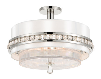 Sutton by Robin Baron Three Light Convertible Semi Flush / Pendant (N7383-613)