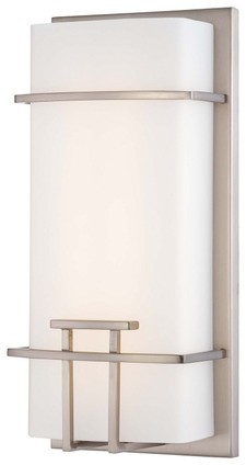 George Kovacs - P465-084-L - LED Wall Sconce - George Kovacs - Brushed Nickel George Kovacs - P465-084-L - LED Wall Sconce - George Kovacs - Brushed Nickel