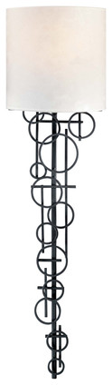 George Kovacs - P5130-066 - One Light Wall Sconce - George Kovacs - Black
