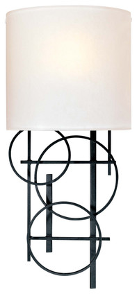 George Kovacs - P5131-066 - One Light Wall Sconce - George Kovacs - Black