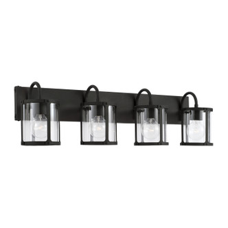 Capital Lighting - 144941BI-527 - Four Light Vanity - Brennen - Black Iron Capital Lighting - 144941BI-527 - Four Light Vanity - Brennen - Black Iron