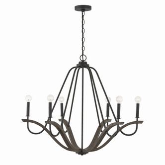 Clive Six Light Chandelier (447661CK)